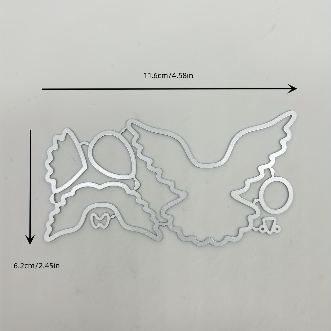 1pc Wings DIY Metal Cutting Embossing Mold