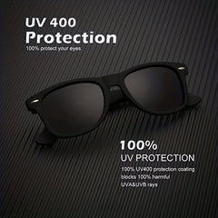 Polarized Sunglasses Retro Mirror Lens UV400 Protection