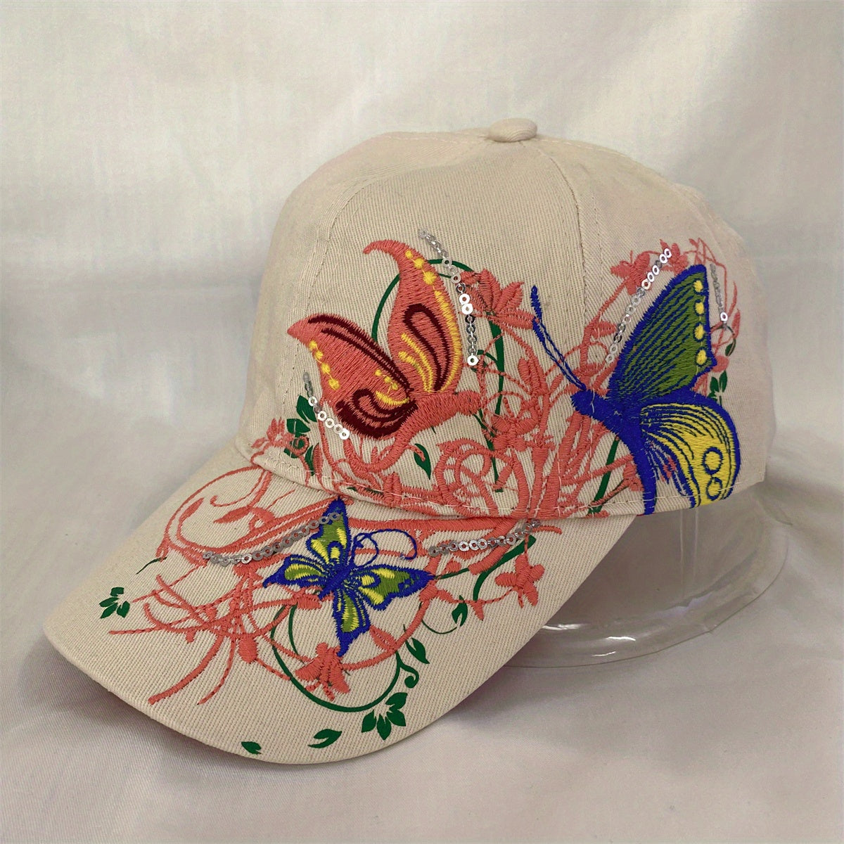 Ethnic Style Embroidered Sun Hat Baseball Cap for Men Women