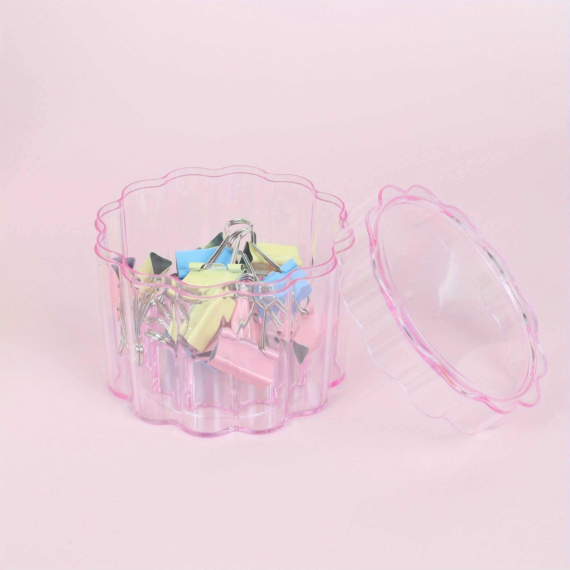 Clear Storage Box Container Organizer for Jewelry Makeup Accessories