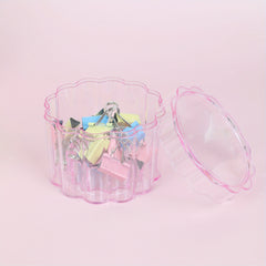 Clear Storage Box Container Organizer for Jewelry Makeup Accessories