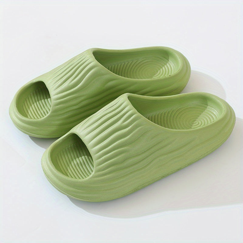Women's Soft Pillow Slides Open Toe Anti skid Bath Slippers