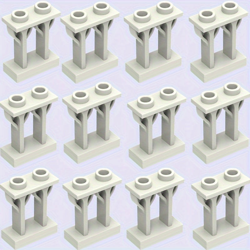 Farm Building Block Set with Columns, Fence