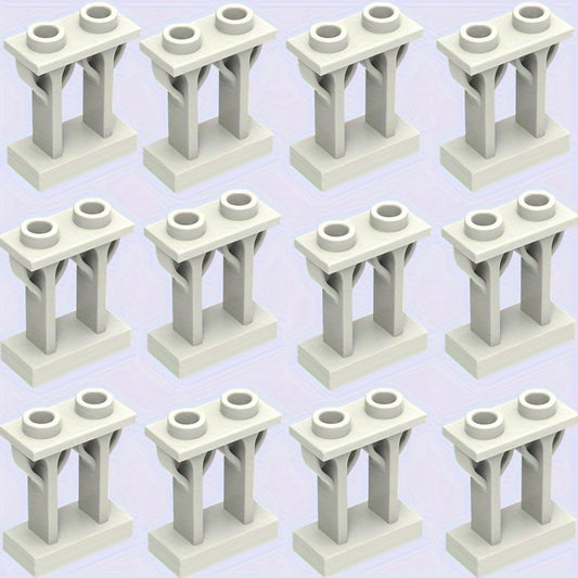 Farm Building Block Set with Columns, Fence