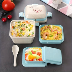 Portable Three-layer Lunch Box Leakproof Bento Box
