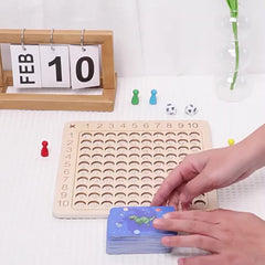 Wooden Learning Board Multiplication Table Addition