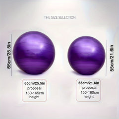 Yoga Balance Ball 21-65in Anti Burst Exercise Ball Pilates Stability