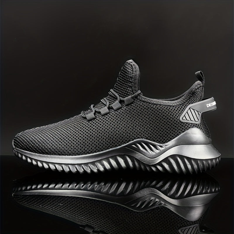 Men's Breathable Running Shoes Lightweight Non-slip Sneakers for Gym