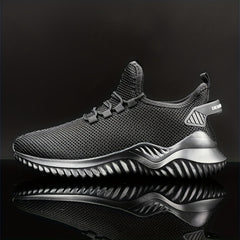 Men's Breathable Running Shoes Lightweight Non-slip Sneakers for Gym