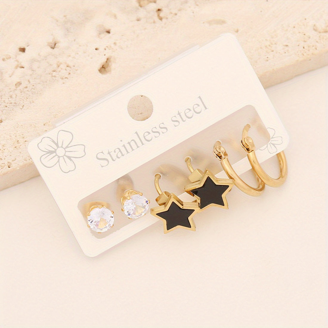 Eyes Love Heart Earrings Set - Cute and Stylish Jewelry Gift