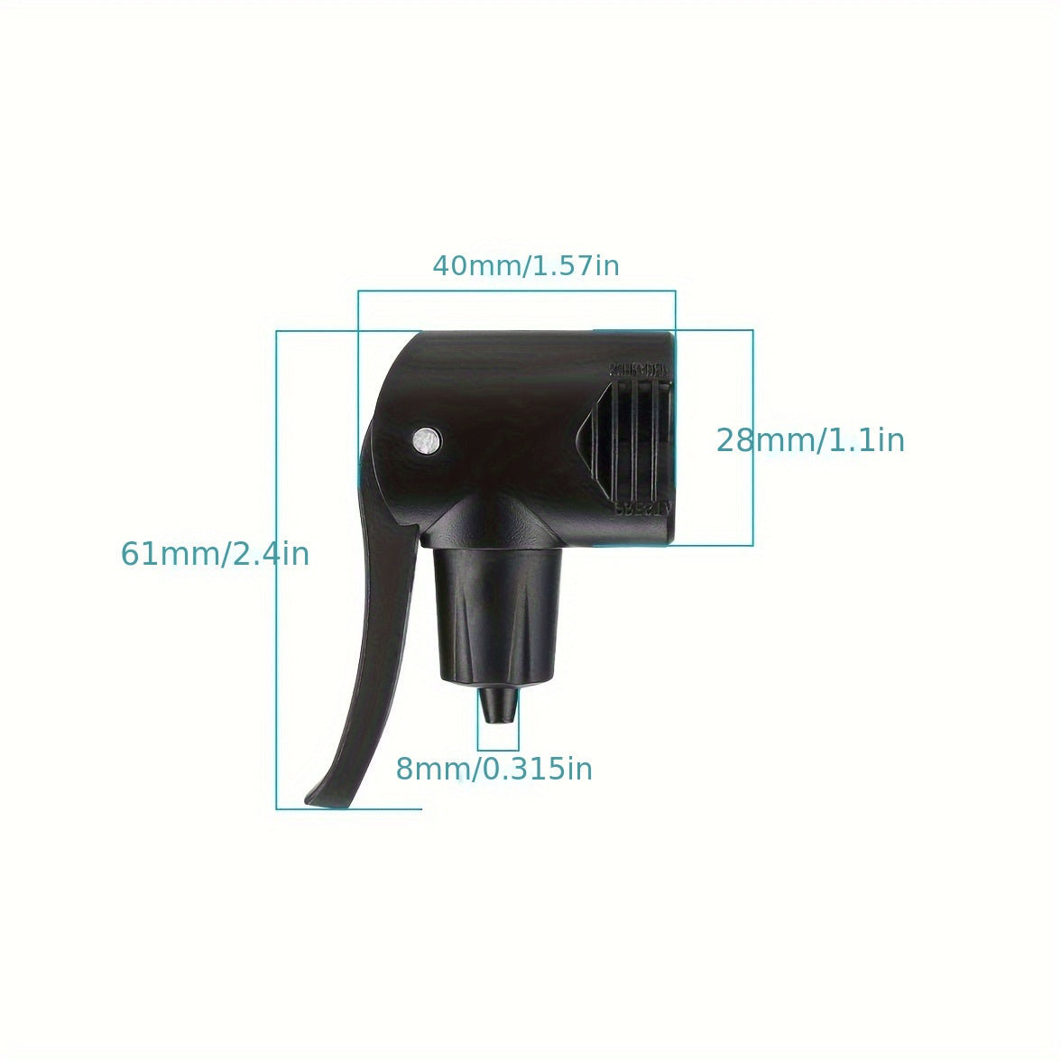 Bike Pump Nozzle Converter French American British Valve Adapter