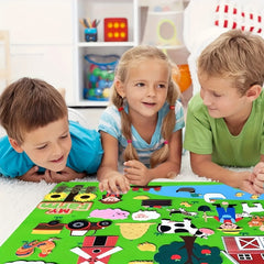 Farm Animal Felt Storyboard Set - Preschool Farmhouse Theme