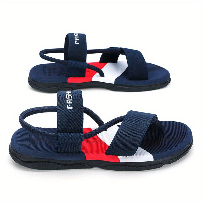 Open Toe Elastic Beach Slippers Water Slippers Flip Flop For Summer