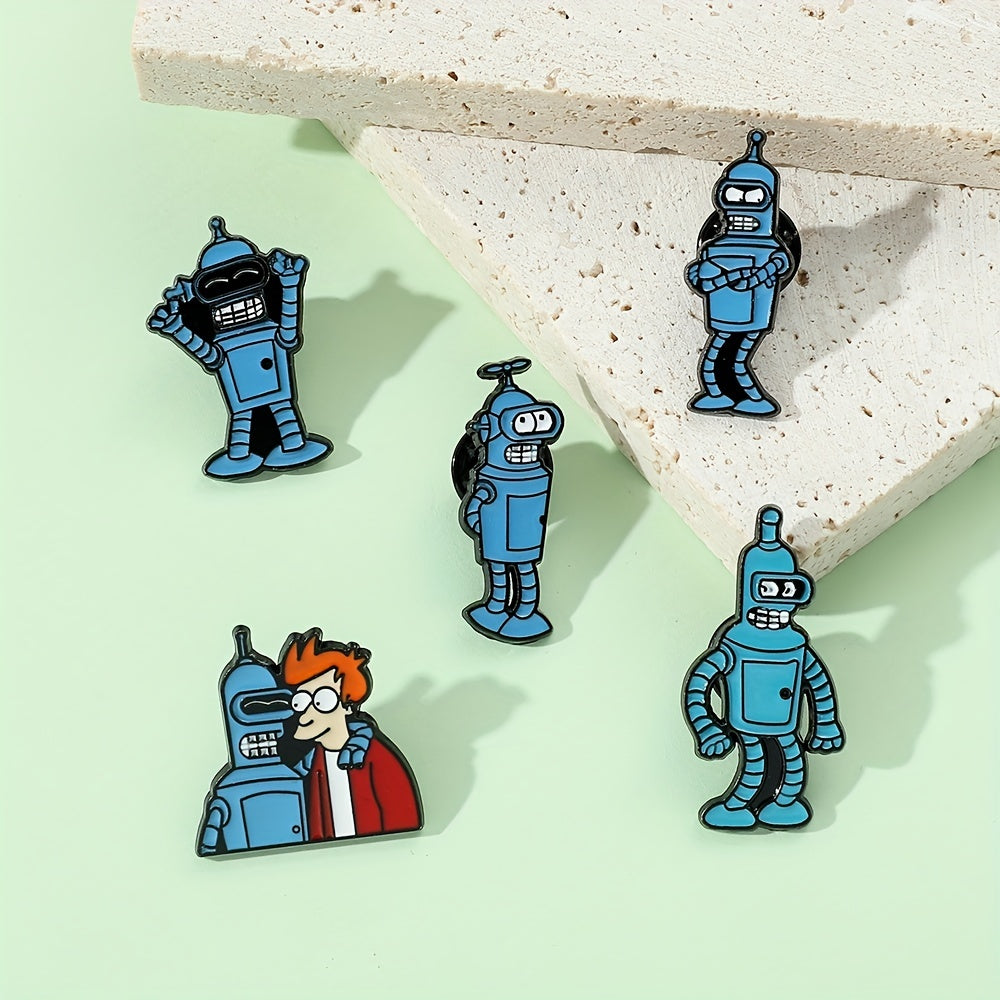 Robot Emotion Management Pin For Boys