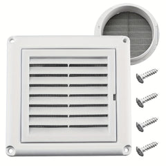 10 15 Louvered Vent Cover Stops Birds Nesting Outside Dryer Exhaust Air Vent
