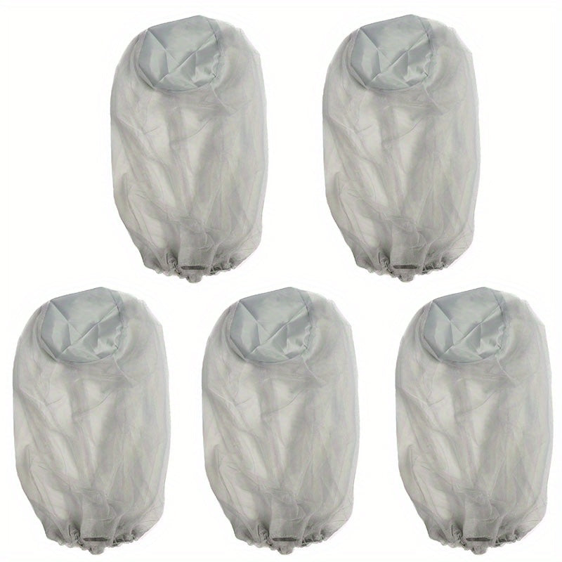 5pcs Mosquito Head Net Hat Lightweight Outdoor Bug Protection