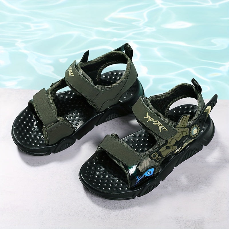 Boys Open Toe Sport Sandals Breathable Lightweight Sandals