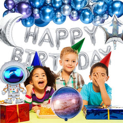 Outer Space Birthday Party Balloon Wreath Arch Kit