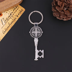Creative Key shaped Keychain Keyring For Men Women Alloy Key Chain Pendant