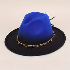 Breathable Cowboy Hat with Splicing Cow Pattern for Outdoor Activities