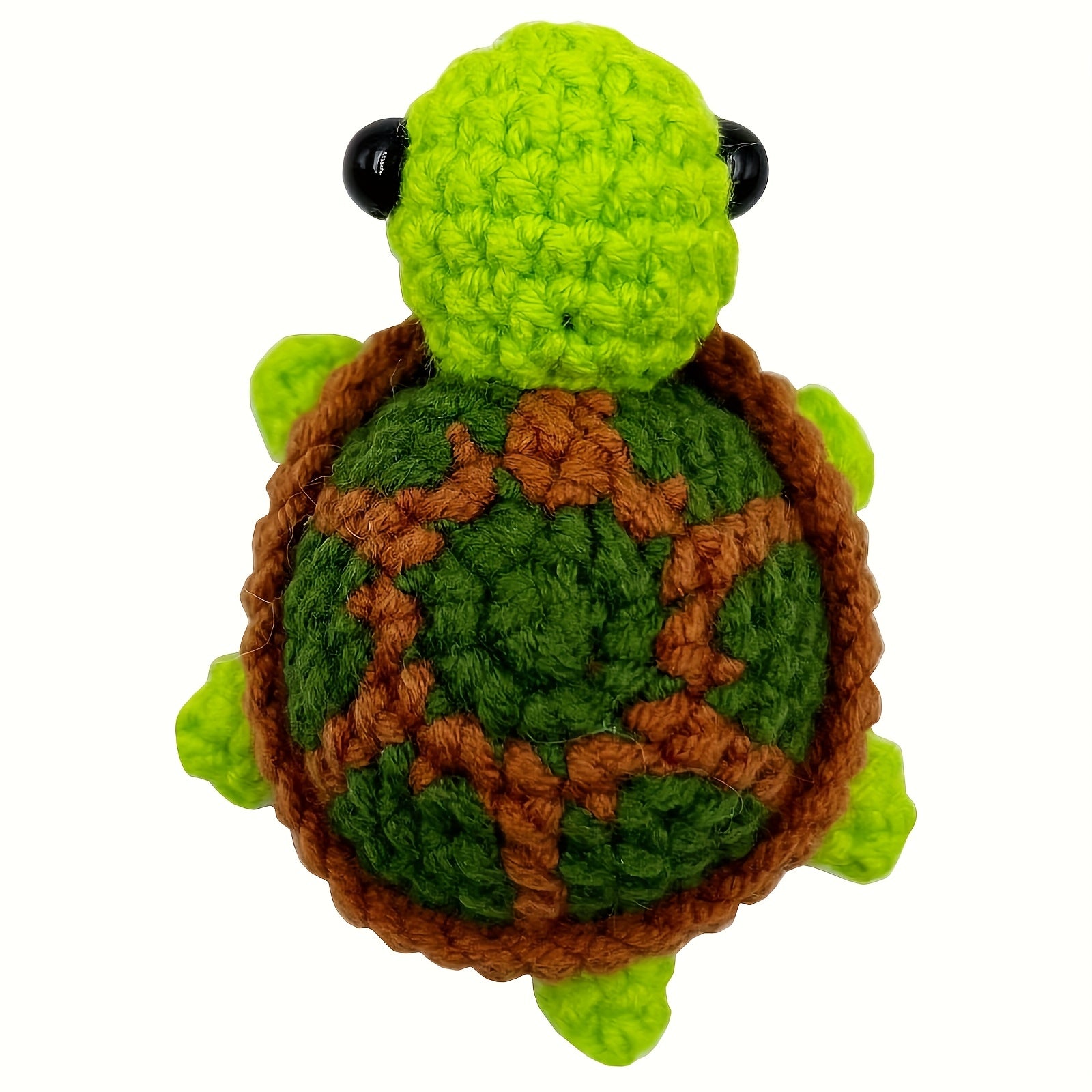 Crochet Sea Turtle Pocket Hug Token Mixed Fabric Inspirational Novelty Gift