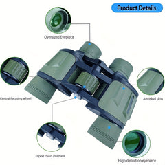 20x50 Portable High Power Binoculars for Bird Watching Concert Travel