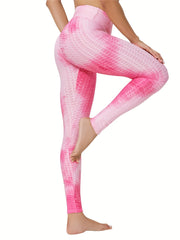 Tie Dye Yoga Leggings Women Fitness Running Gym Active Pants