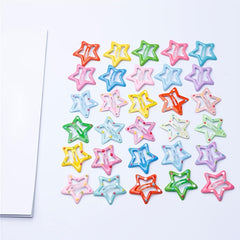 30pcs Candy Star Hair Clips Sweet Hair Accessories For Girls