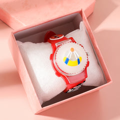 Red LED Fidget Spinner Watch for Kids