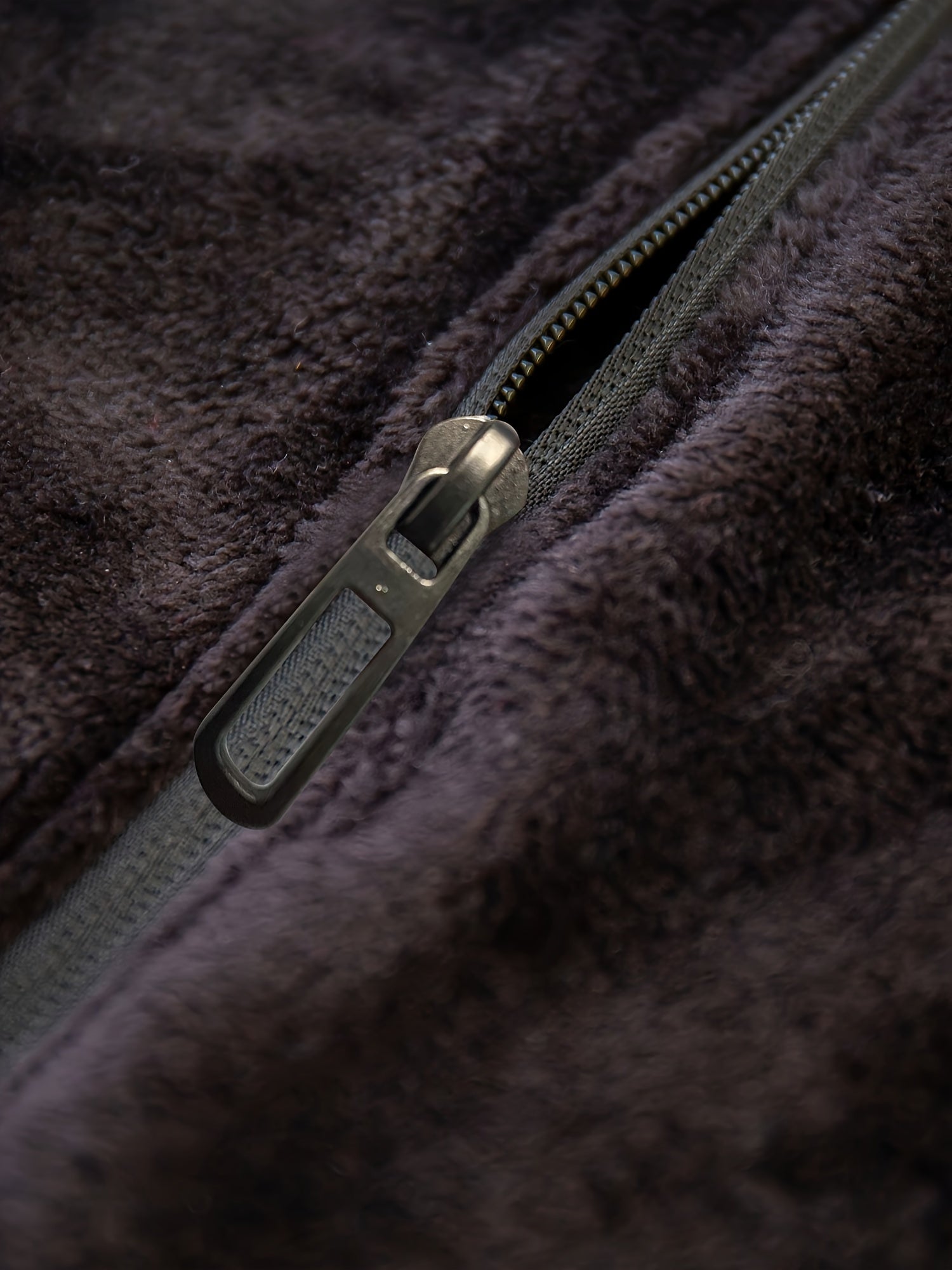 Women's Polar Fleece Zip Up Jacket Thermal Loose Fit Casual Coat