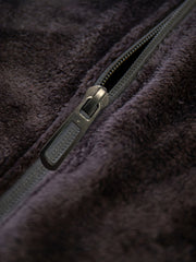 Women's Polar Fleece Zip Up Jacket Thermal Loose Fit Casual Coat