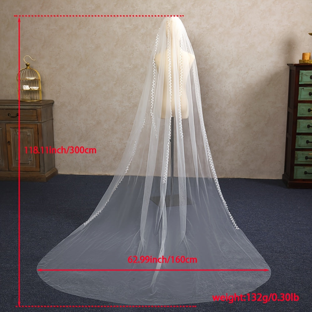 Romantic Lace Bridal Gown & Veil Vintage Wedding Dress