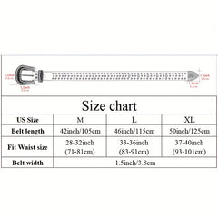 Sparkle Earth Round Buckle Rhinestone Belt Crystal Studded Belt