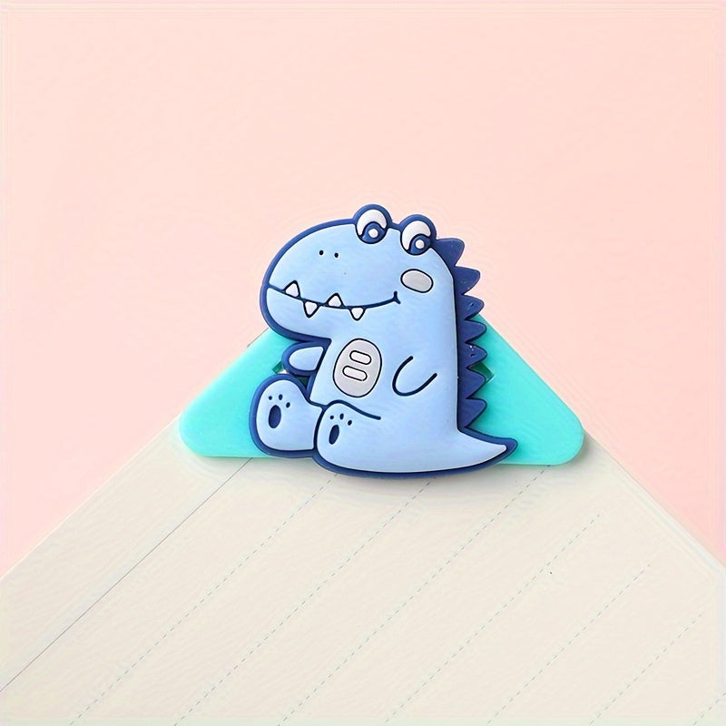 1pc Cartoon Triangle Clip Test Paper Storage Documents Corner Clip Stationery