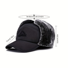 Unisex Outdoor Ear Protection Cycling Hat Windproof And Coldproof Skiing Hat