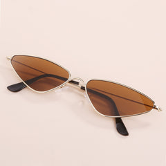 Small Frame Sunglasses Triangle Metal Sunglasses