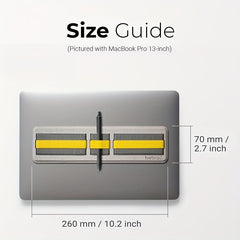 Adhesive Tech Organizer for Laptops Cables Backpacks