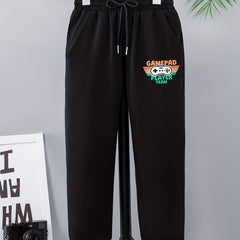 Gamepad Print Boys Active Sweatpants Jogger Sports Pants
