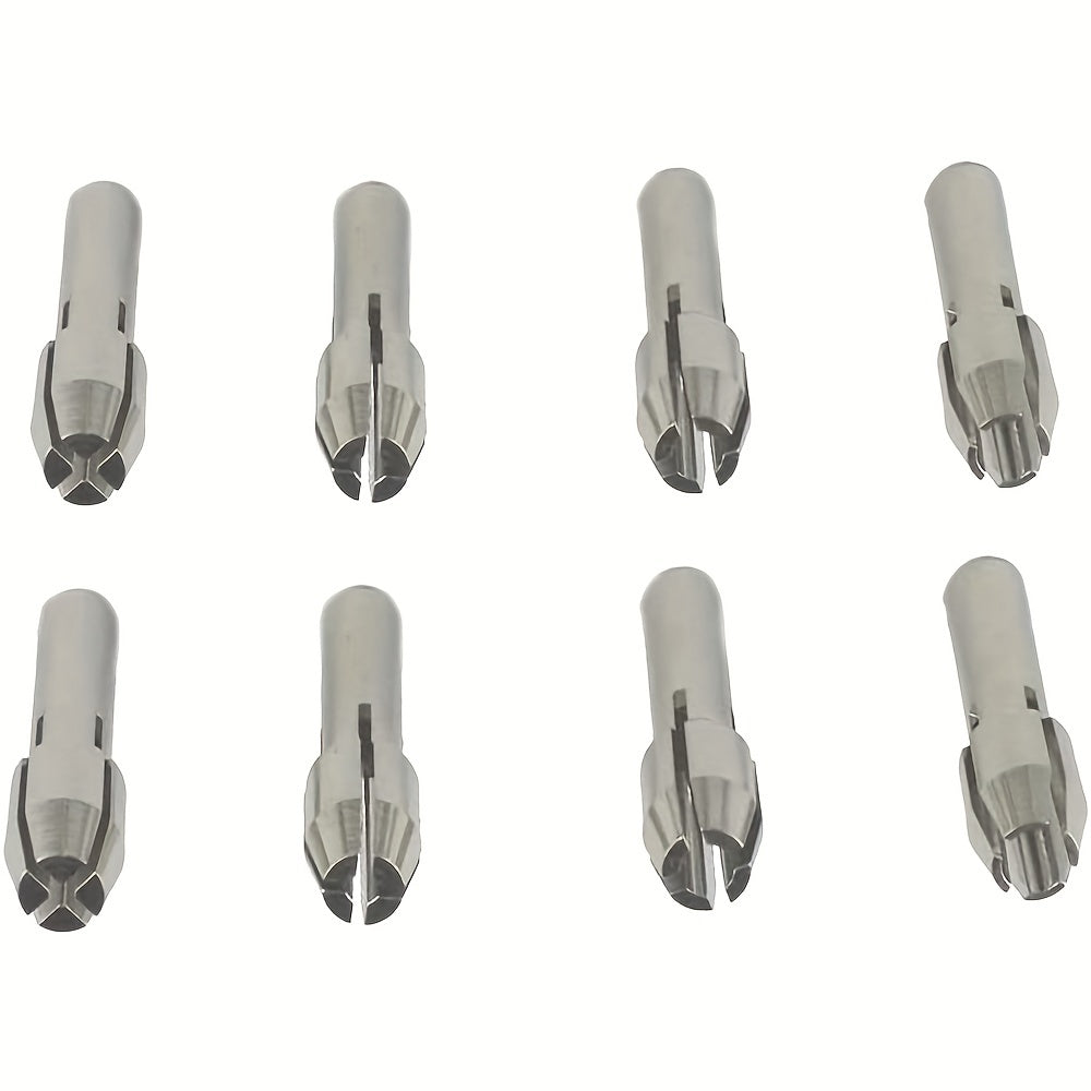 10pc Rotary Collet Set Clamping Nut For Rotary Tool Collet 1mm-3.2mm