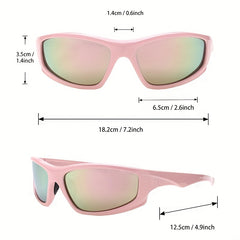 Y2K Wrap Around Sunglasses Gradient Lens UV400