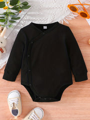 2pcs Newborn Baby Bodysuits Spring Autumn Long Sleeve Jumpsuits Set