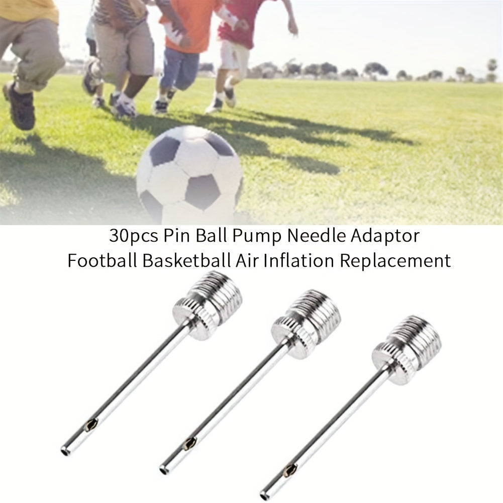 30pcs Ball Pump Needles w/ Storage Box for Handball Football Basketball