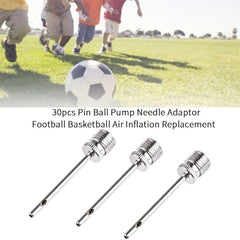30pcs Ball Pump Needles w/ Storage Box for Handball Football Basketball