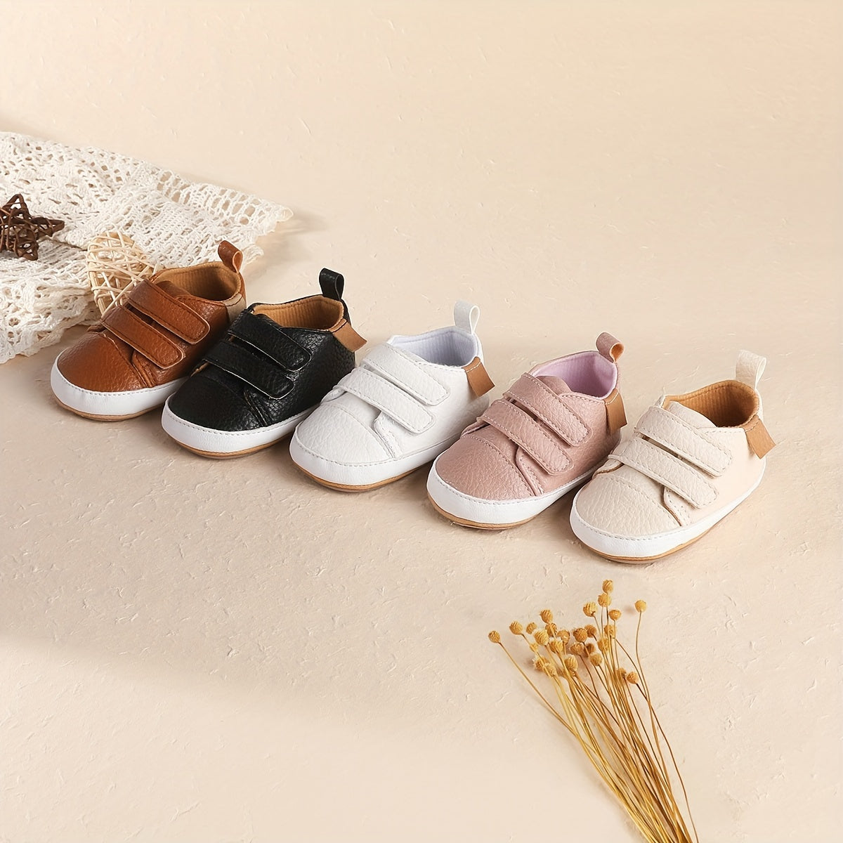 Baby Girls Lightweight Non Slip Sneakers