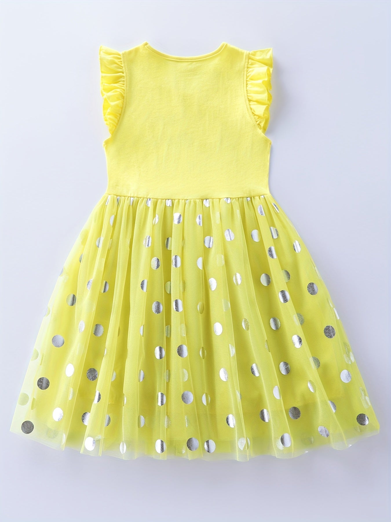 Toddler Girls Mermaid Tail Mesh Dress for Beach Vacation