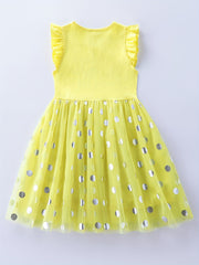 Toddler Girls Mermaid Tail Mesh Dress for Beach Vacation