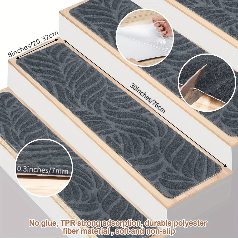15 Pack 20 32cmX 76 Non Slip Carpet Stair Runners Treads with Self Adhesive Tape