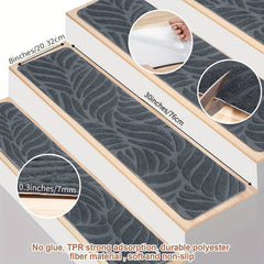 15 Pack 20 32cmX 76 Non Slip Carpet Stair Runners Treads with Self Adhesive Tape
