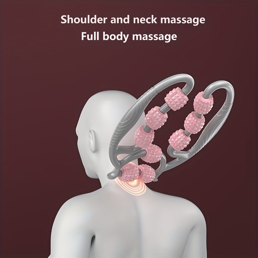 Yoga Massage Roller Leg Stretching Device for Muscle Relaxation & Body Shaping