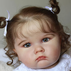 BZDOLL 60 Realistic Reborn Baby Doll with 3D Skin & Veins Soft Vinyl Limbs Dress